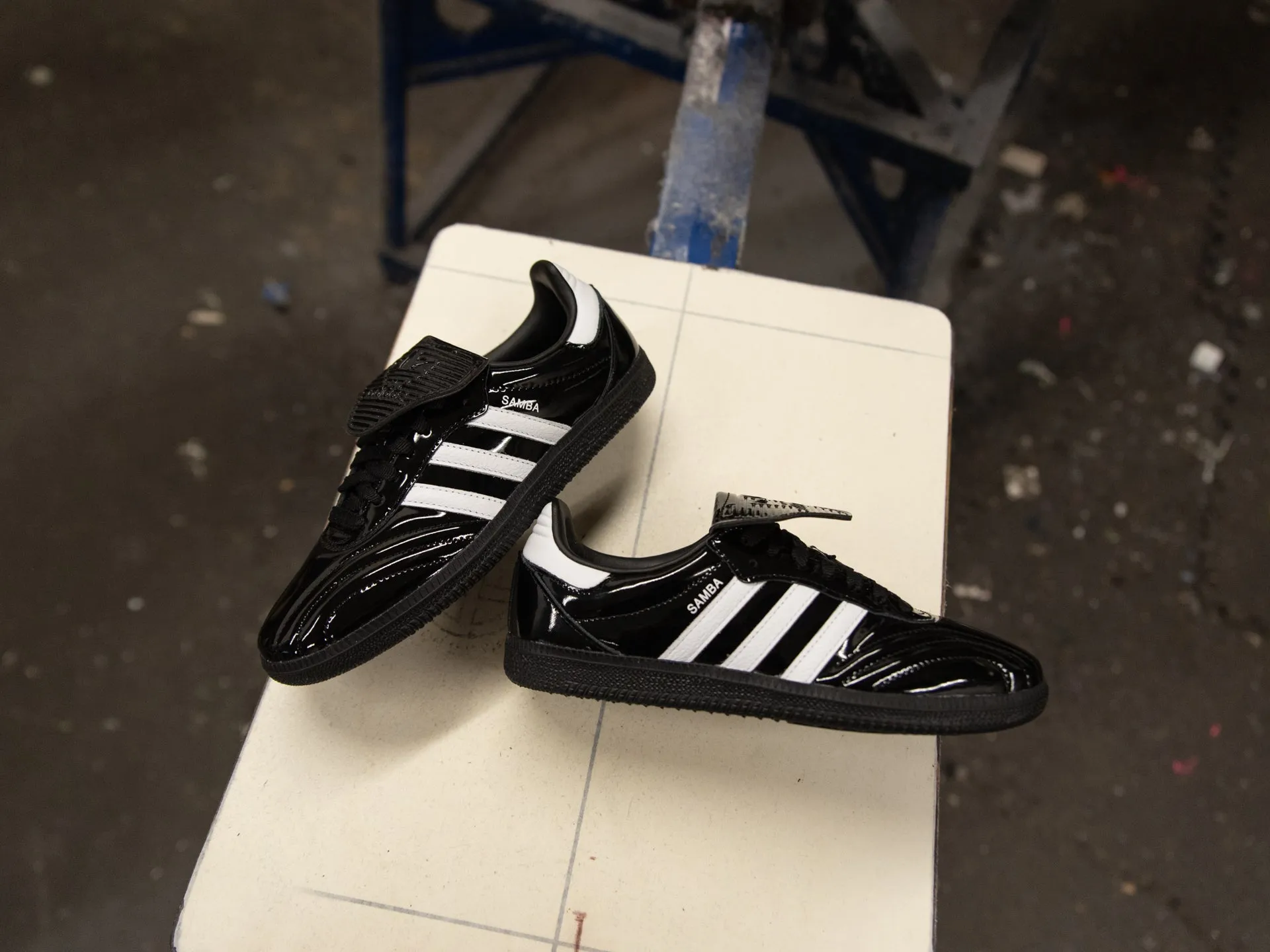 Adidas Chain Shoes Adidas Women's Samba LT 'Black Patent'