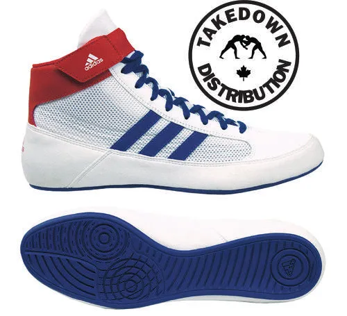 Adidas Shoe Wrestling HVC White/Red/Blue Adidas Znchill Lightmotion  Shoes