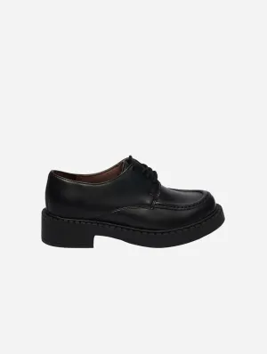 Suede Loafers Women Helen Women's Apple Leather Vegan Loafers | Black