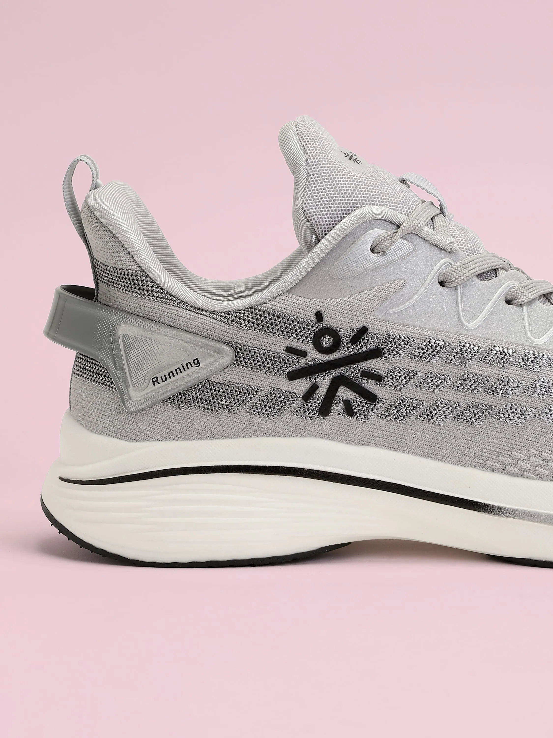 Best Running Shoes For Long Distance Running Active Men Running Shoes - L.Grey