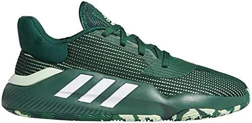 Adidas Crazy 1 Basketball Shoes adidas Pro Bounce 2019 Low Shoe - Men's Basketball Dark Green/White/Glow Green