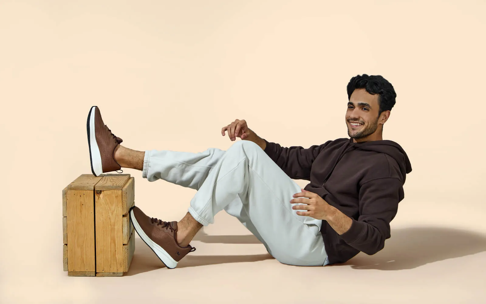 Good Working Boots Walkers High : Brown