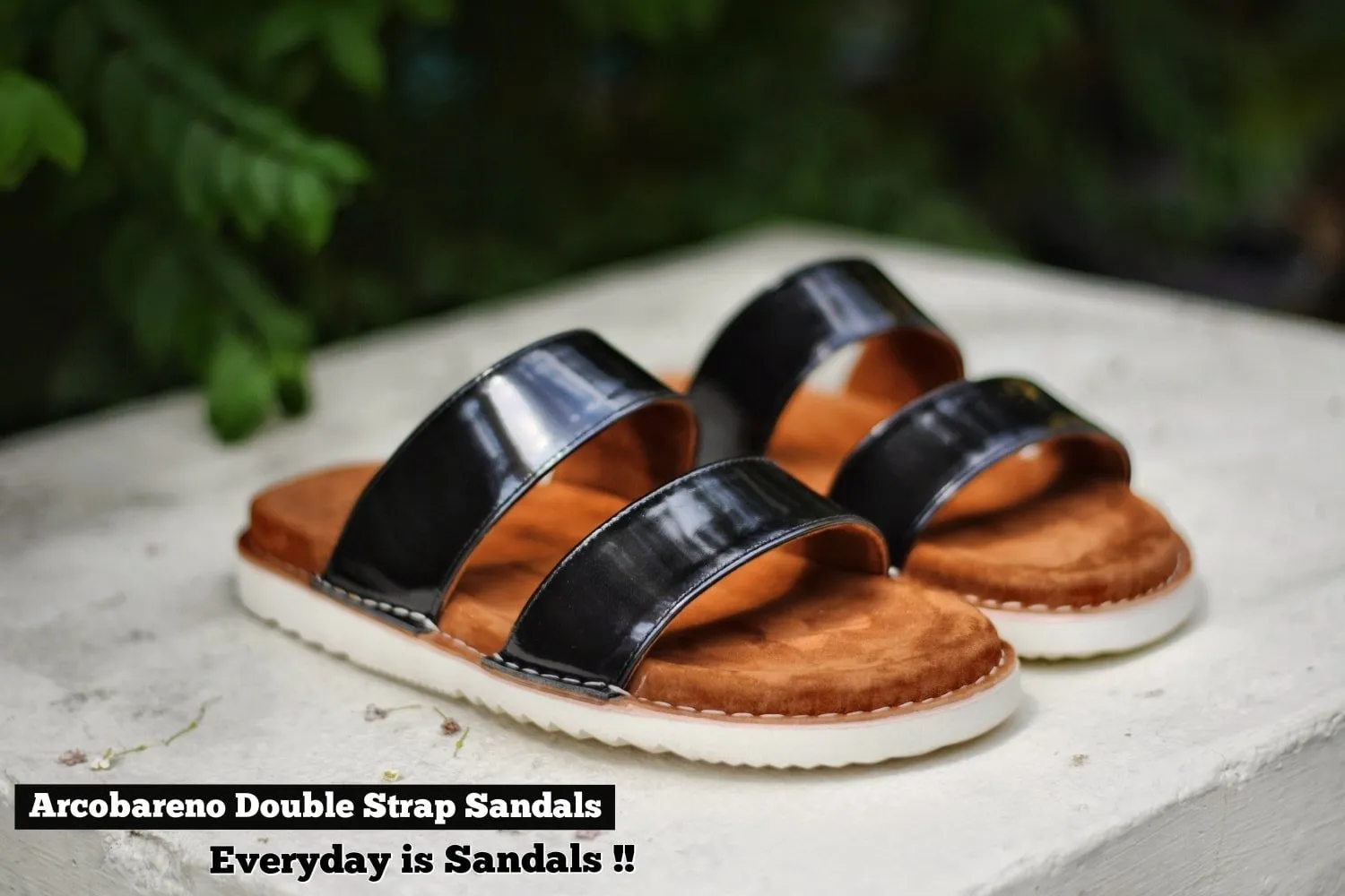 Initial Slippers Arcobareno Sandal x Suede Lamb