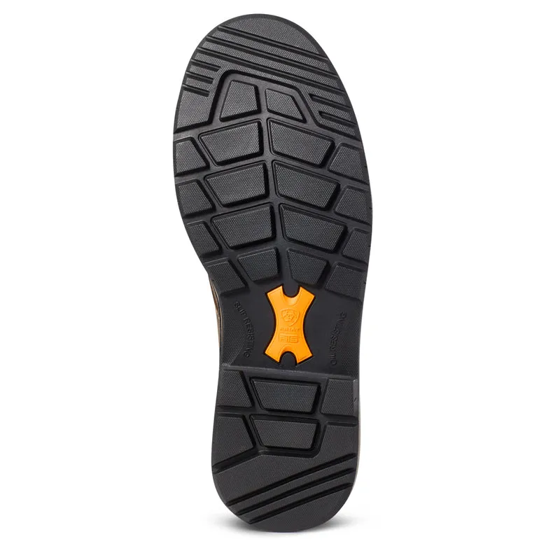 Workhog Square Toe Work Boots 'Ariat' Women's 6" Riveter EH WP Comp Toe - Brown