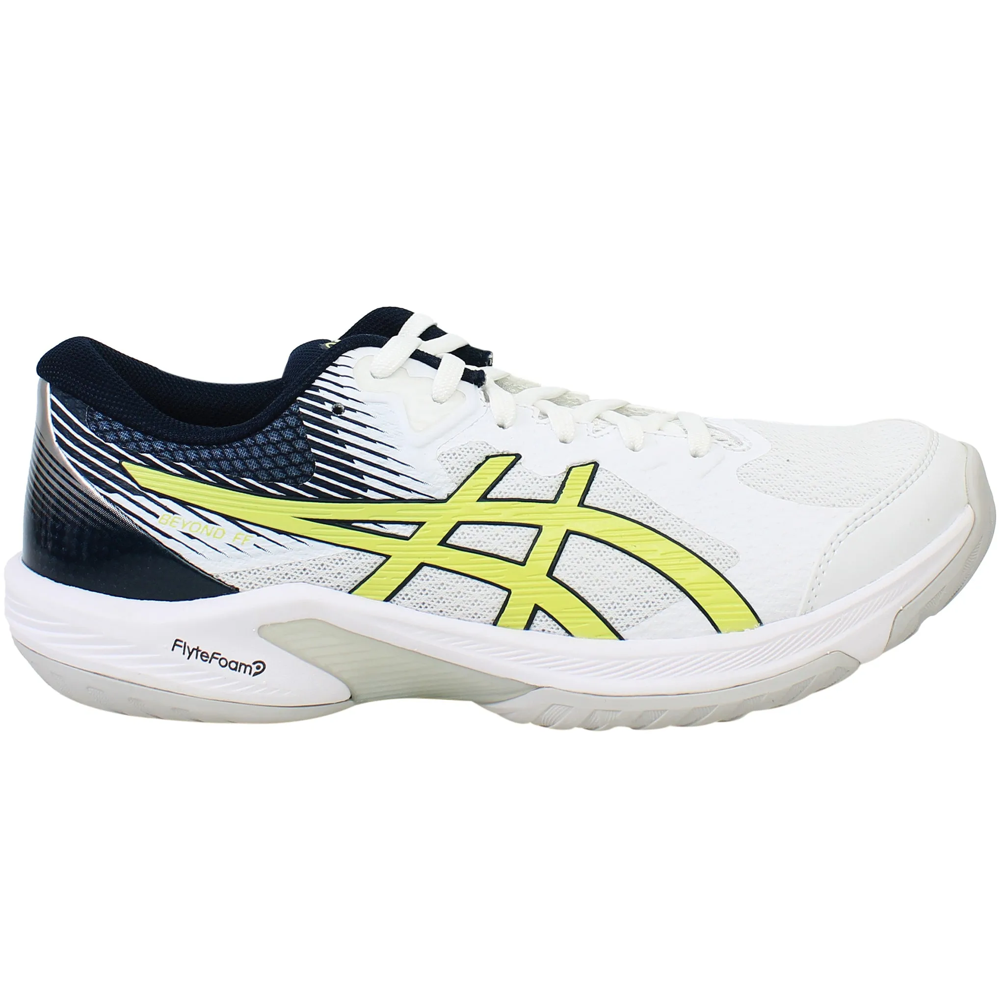 Asics Gel Beyond FF Mens White Voleyball Shoes Hyrox Shoes Asics
