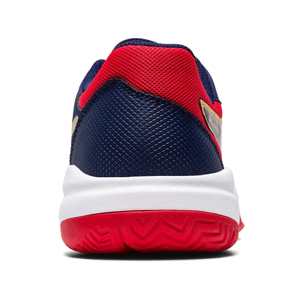 Asics Gel Game 7 Peacoat Red Juniors Tennis Shoes Asics Game Flytefoam Pickleball Shoes