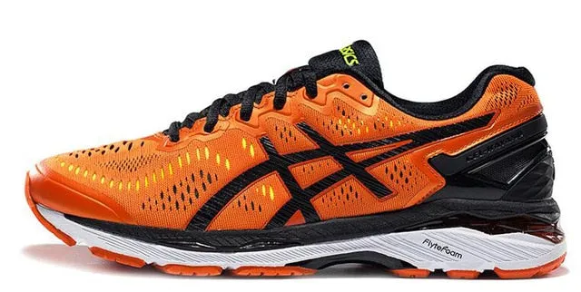 History Of Asics Running Shoes ASICS GEL-KAYANO 23 Asics 2018 New Hot Sale Man's Cushion Stability Running Shoes ASICS Sports Shoes Sneakers GQ  Gym Shoes Men