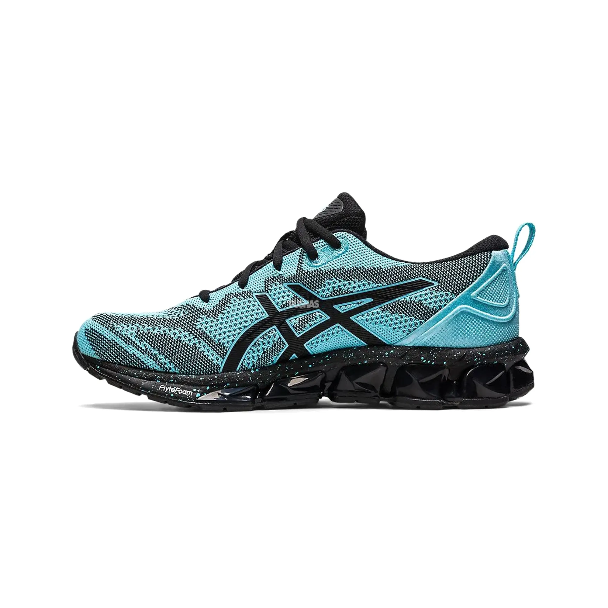 Field Hockey Turf Shoes Asics Asics GEL-QUANTUM 360 VII Knit 'Bright Cyan / Black'