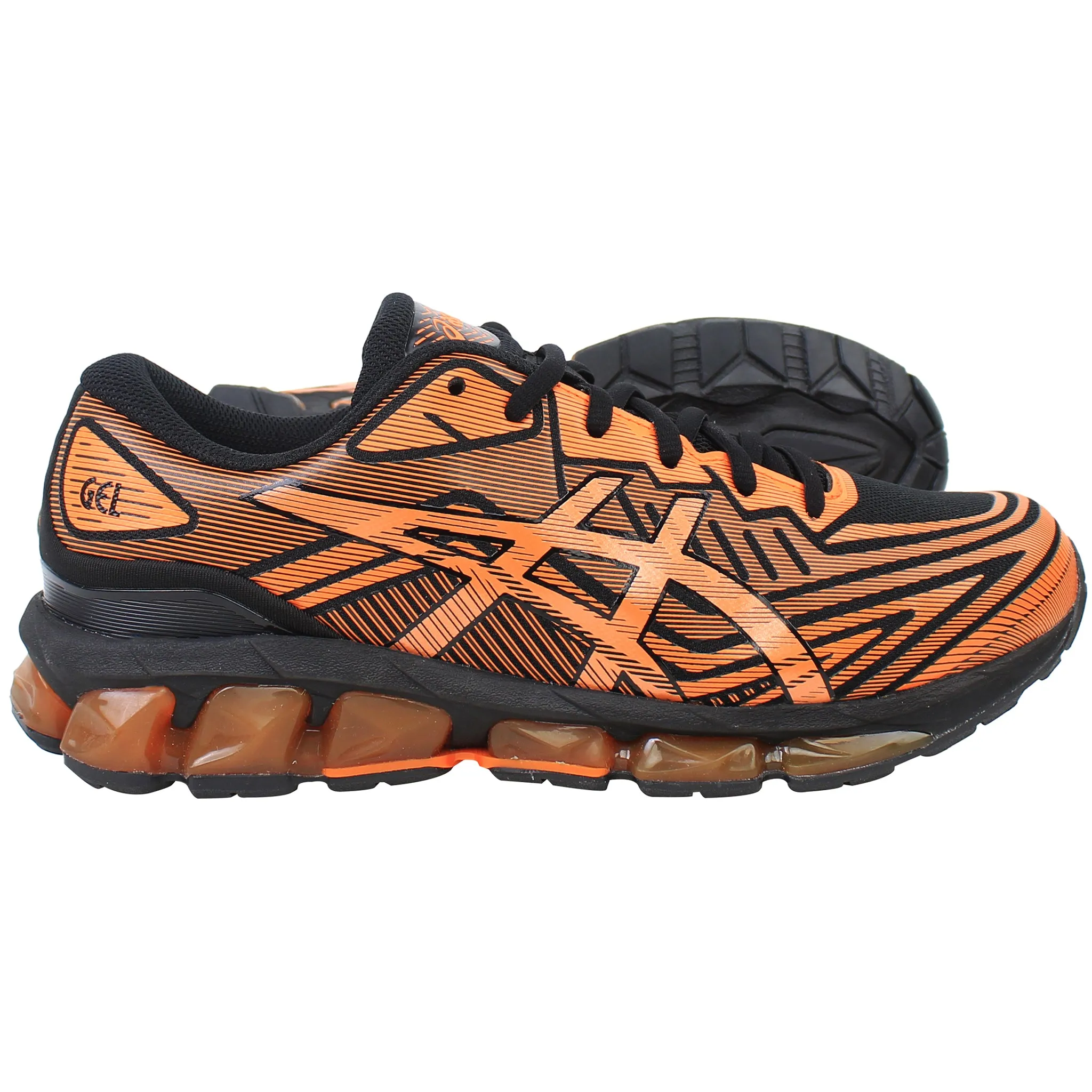 Asics Gel-Quantum 360 VII Mens Orange Running Shoes All Asics Volleyball Shoes