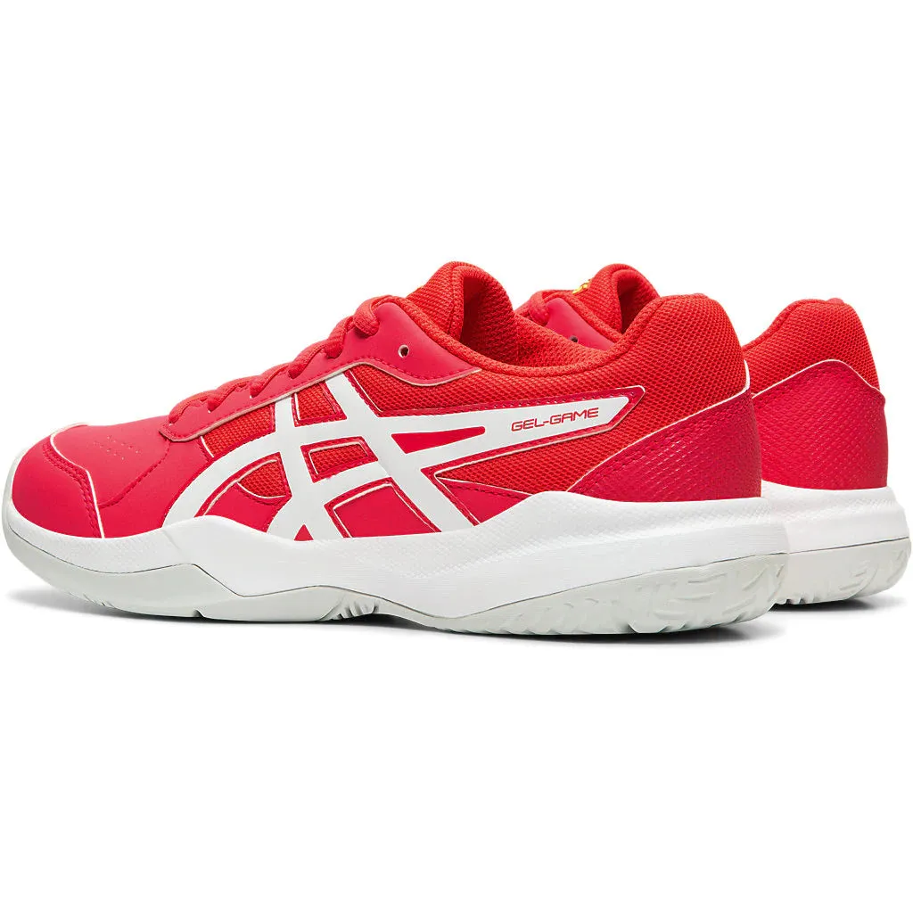 Asics Top Running Shoe Asics Gel Resolution 7 GS Pink White Juniors Tennis Shoes