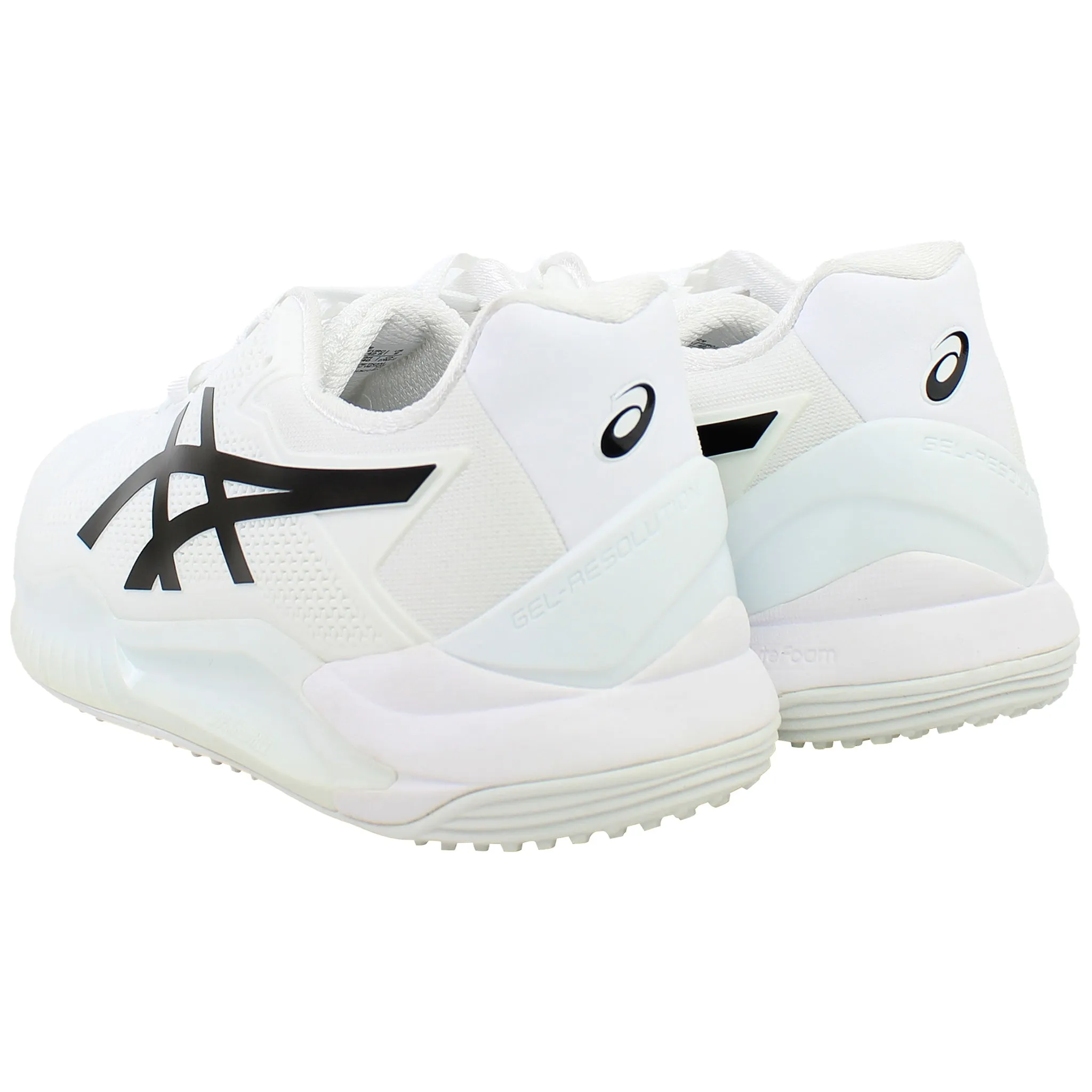 Asics Squat Shoes Asics Gel-Resolution 8 Grass Mens White Tennis Shoes