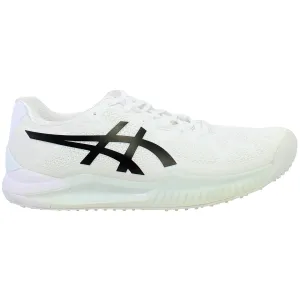 Asics Gel-Resolution 8 Grass Mens White Tennis Shoes Asics Without Lace Shoes