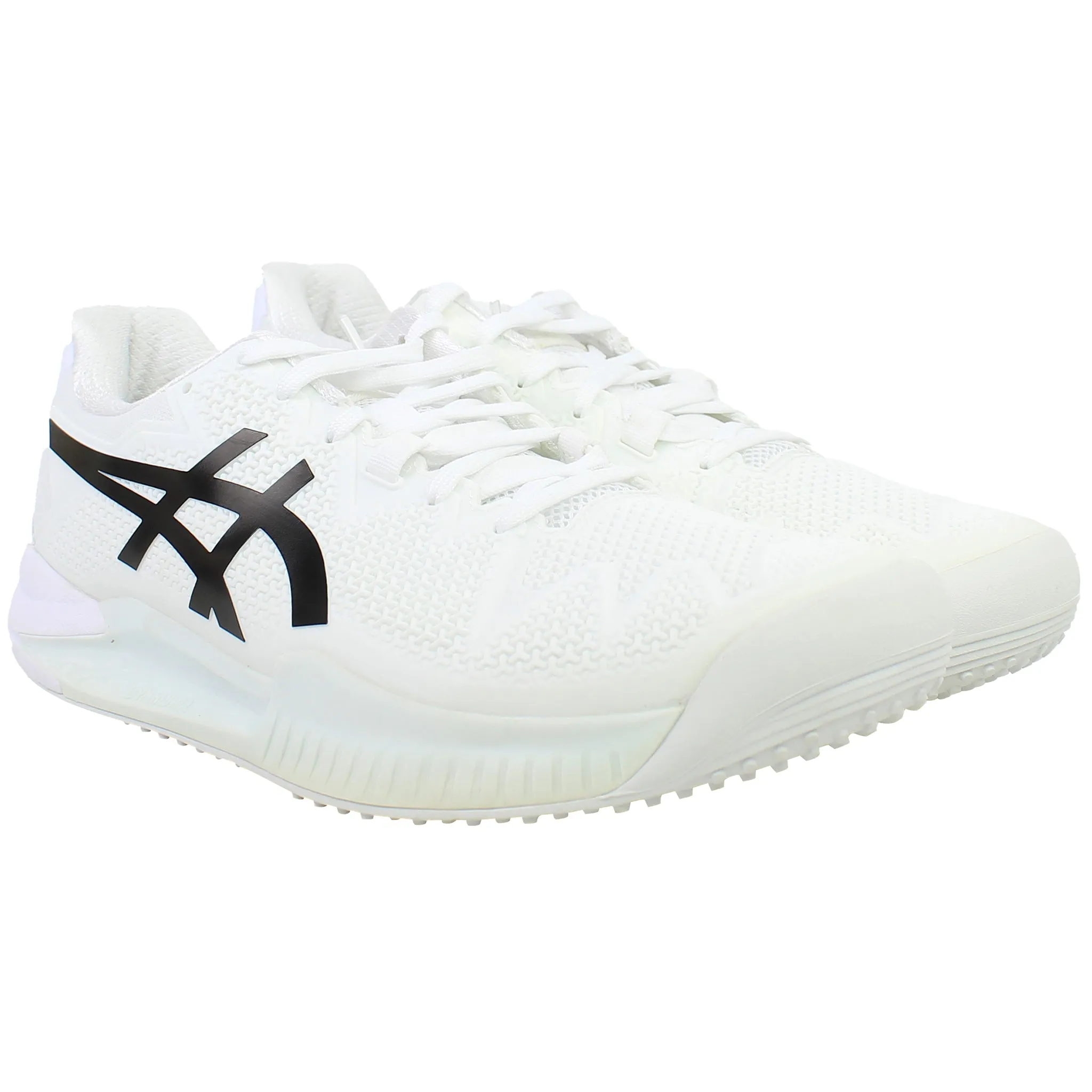 Asics The Best Running Shoes Asics Gel-Resolution 8 Grass Mens White Tennis Shoes