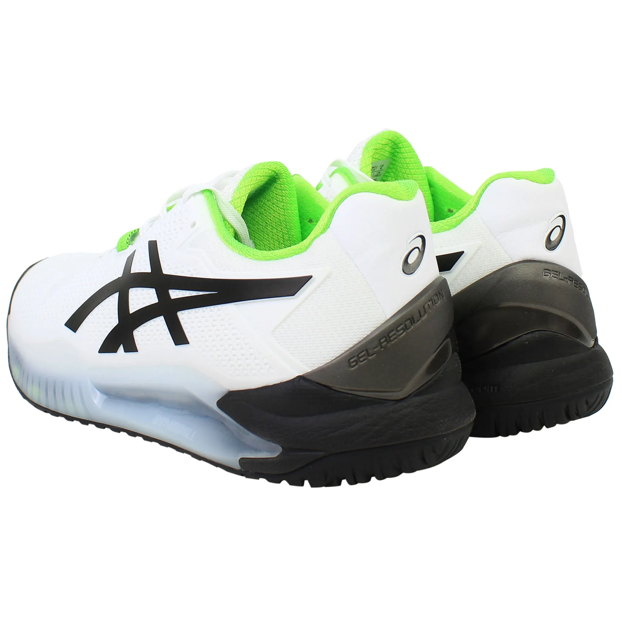 Asics Gel-Resolution 8 Mens White Tennis Shoes Best Asics Shoes Walking