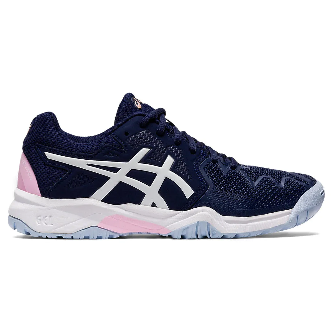 Asics Gel Resolution 8 Peacoat Pink Juniors Tennis Shoes Asics Nyc Running Shoes