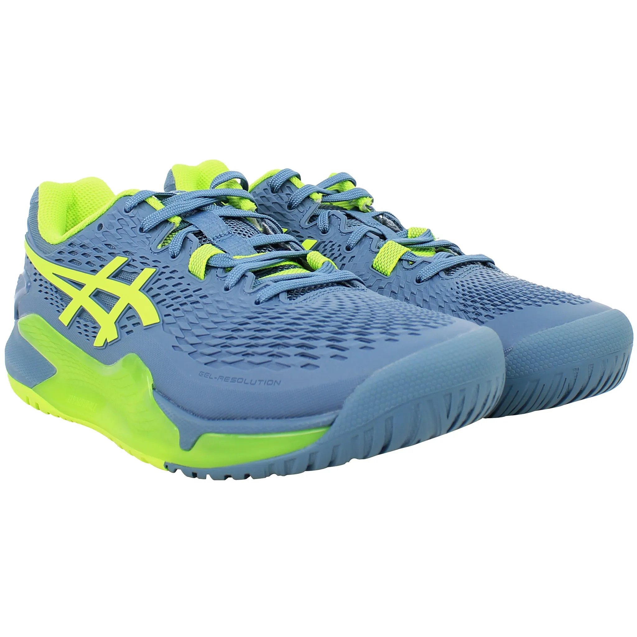 Asics Gel-Resolution 9 Mens Blue Tennis Shoes Asics Gel Kayano 21 Running Shoes