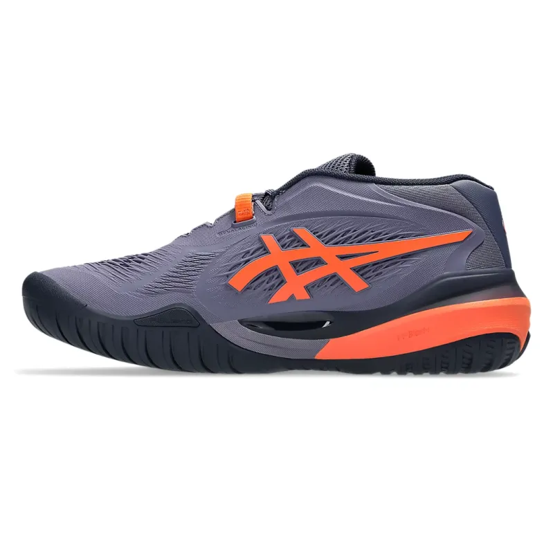 Asics Gel-Resolution X Greyish Purple & Nova Orange Men's Tennis Shoes Asics Gel Exalt 3 Running Shoes