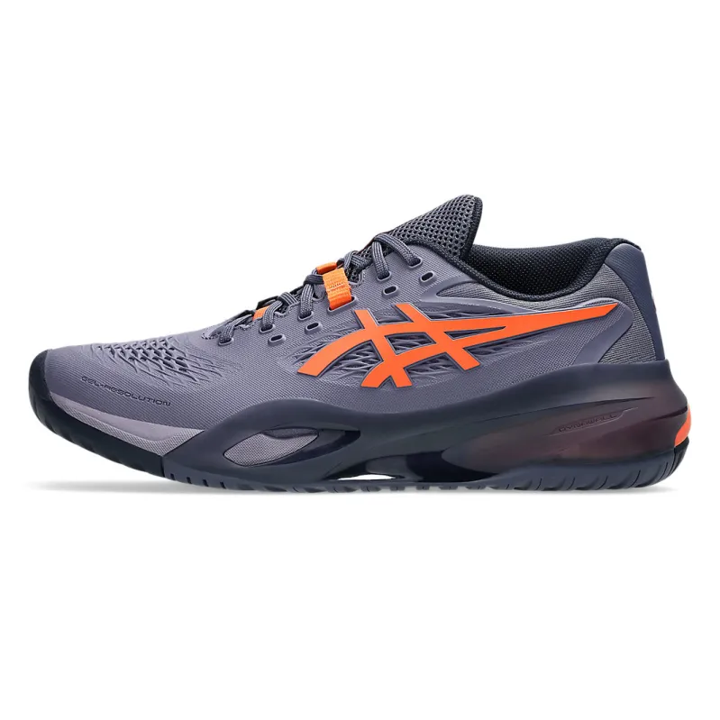 Asics Gel-Resolution X Greyish Purple & Nova Orange Men's Tennis Shoes Asics Gel Renma Shoes