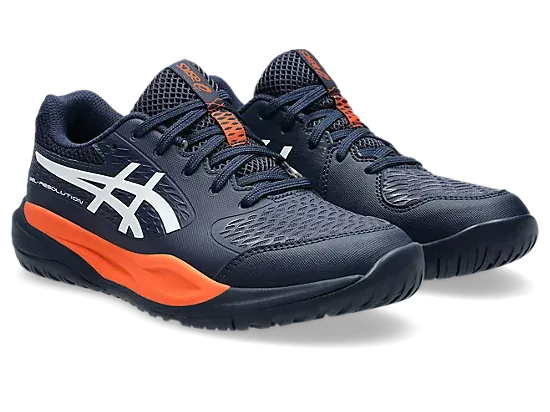 Asics Gel Resolution X GS (Midnight/White) Running Shoes Similar To Asics Nimbus