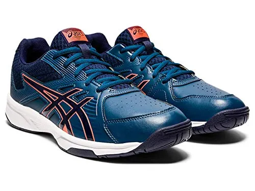 Asics Shoes Gel Nimbus 9 ASICS Men's Court Slide Mako Blue/Peacoat Leather Tennis Shoes-9 UK (44 EU) (10 US) (1041A037)