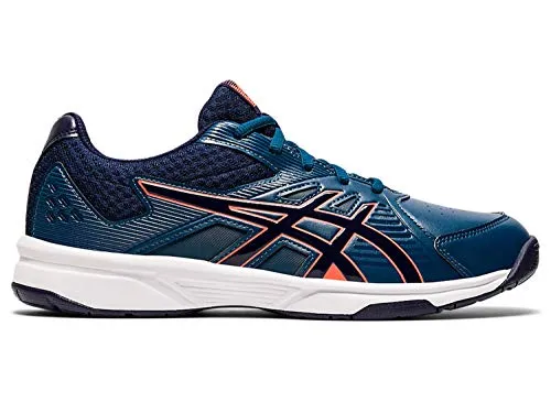Asics Running Shoes Gel Venture 9 ASICS Men's Court Slide Mako Blue/Peacoat Leather Tennis Shoes-9 UK (44 EU) (10 US) (1041A037)