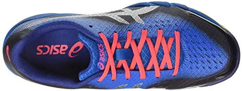 Stability Running Shoes Asics ASICS Men's Gel-Blade 6 Print/Race Blue Badminton Shoes-10 UK/India (45 EU)(11 US) (R703N.402)