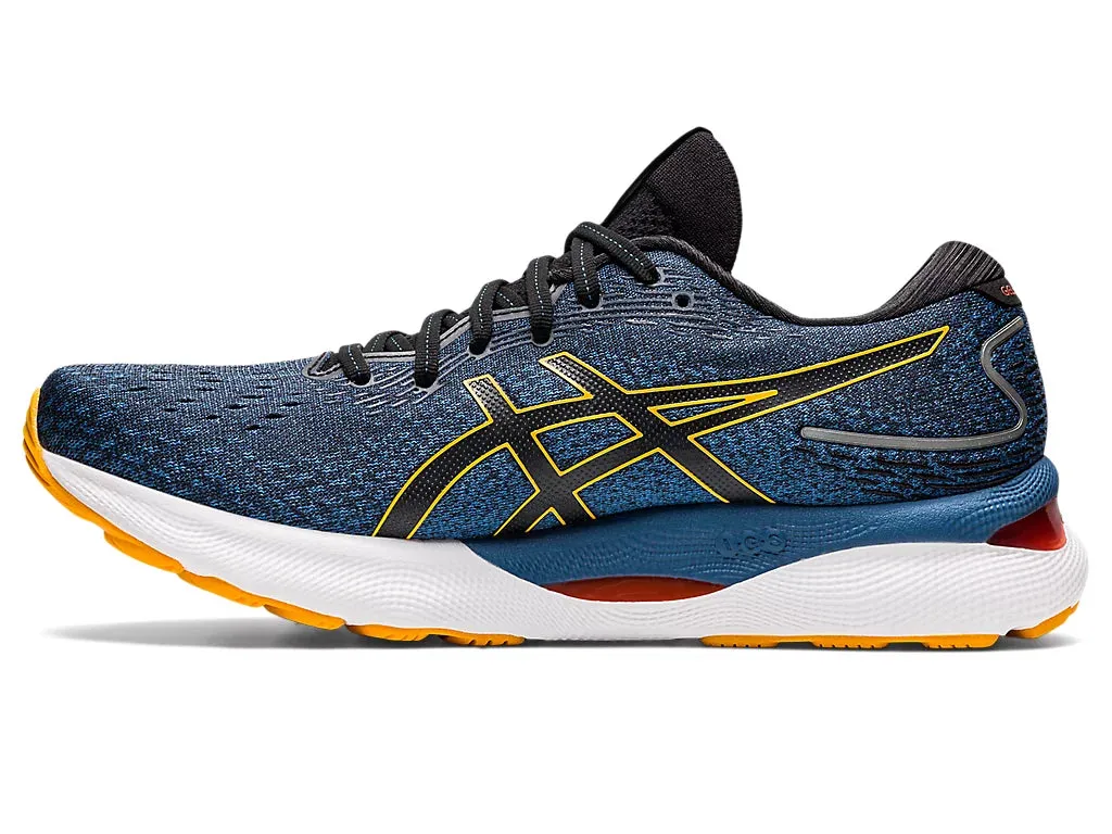 Asics Gel Preshot Golf Shoes ASICS Men's GEL-NIMBUS 24 (Azure/Amber)