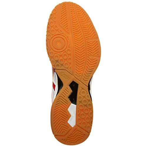 Asics Gel Kayano 23 Running Shoe ASICS Men's Gel-Rocket 9 White/Classic Red Badminton Shoes-11 UK (46.5 EU) (12 US) (1071A030)