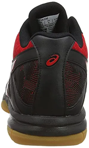 ASICS Men's Gel-Task Mt 2 Black/Classic Red Indoor Court Shoes-7 UK (41.5 EU) (8 US) (1071A036) Asic Trail Shoes