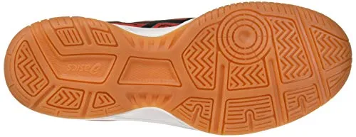 Asics Indoor Soccer Shoes ASICS Men's Upcourt 3 Classic Red/Black Badminton Shoes-8 UK (1071A019.602)