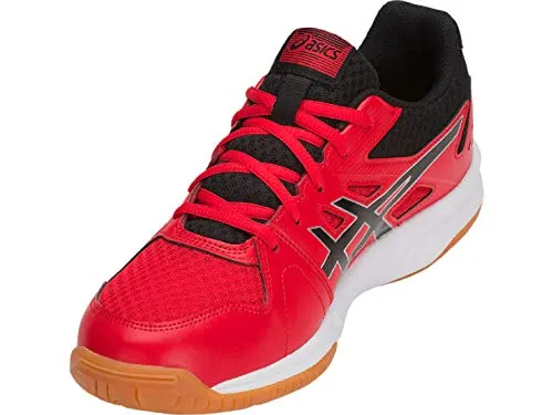 ASICS Men's Upcourt 3 Classic Red/Black Badminton Shoes-8 UK (1071A019.602) Asics Gel Renma Shoes