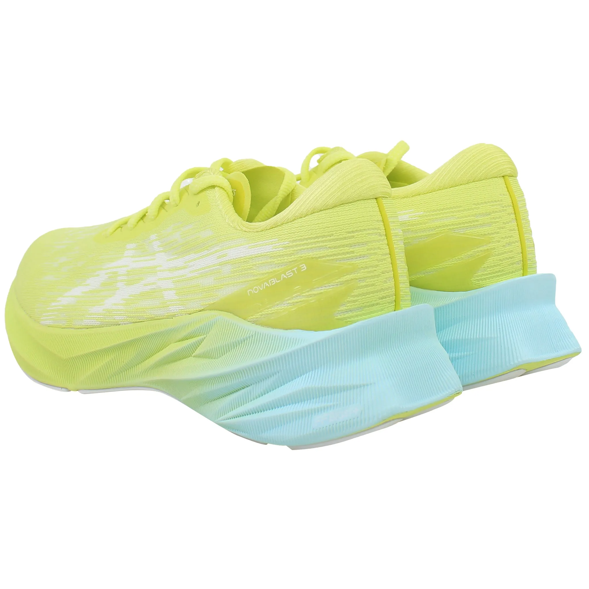 Asics Tennis Shoes All Court Asics Novablast 3 Mens Green Running Shoes