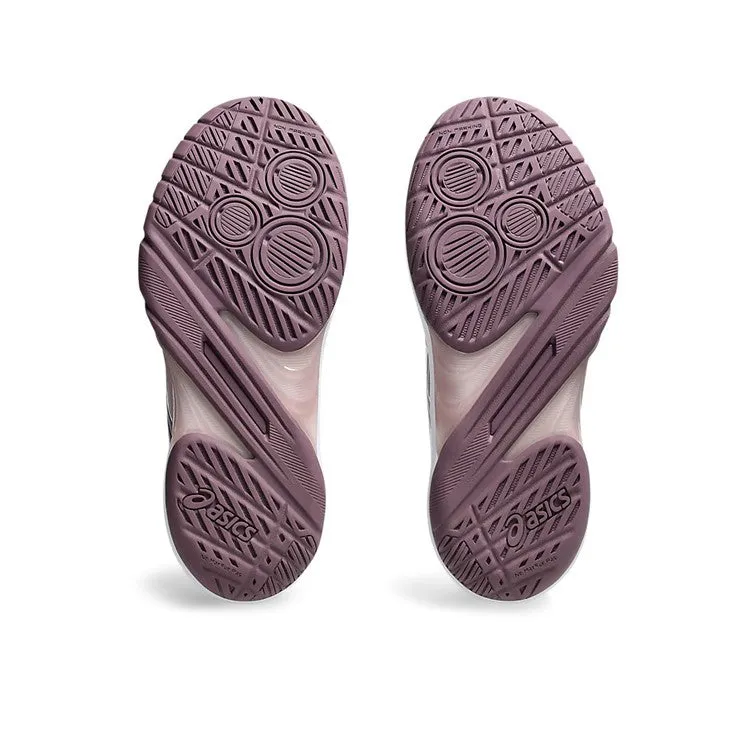 Asics Powerbreak FF White & Dusty Mauve Women's Indoor Court Shoes Asics Blade Ff Indoor Shoes