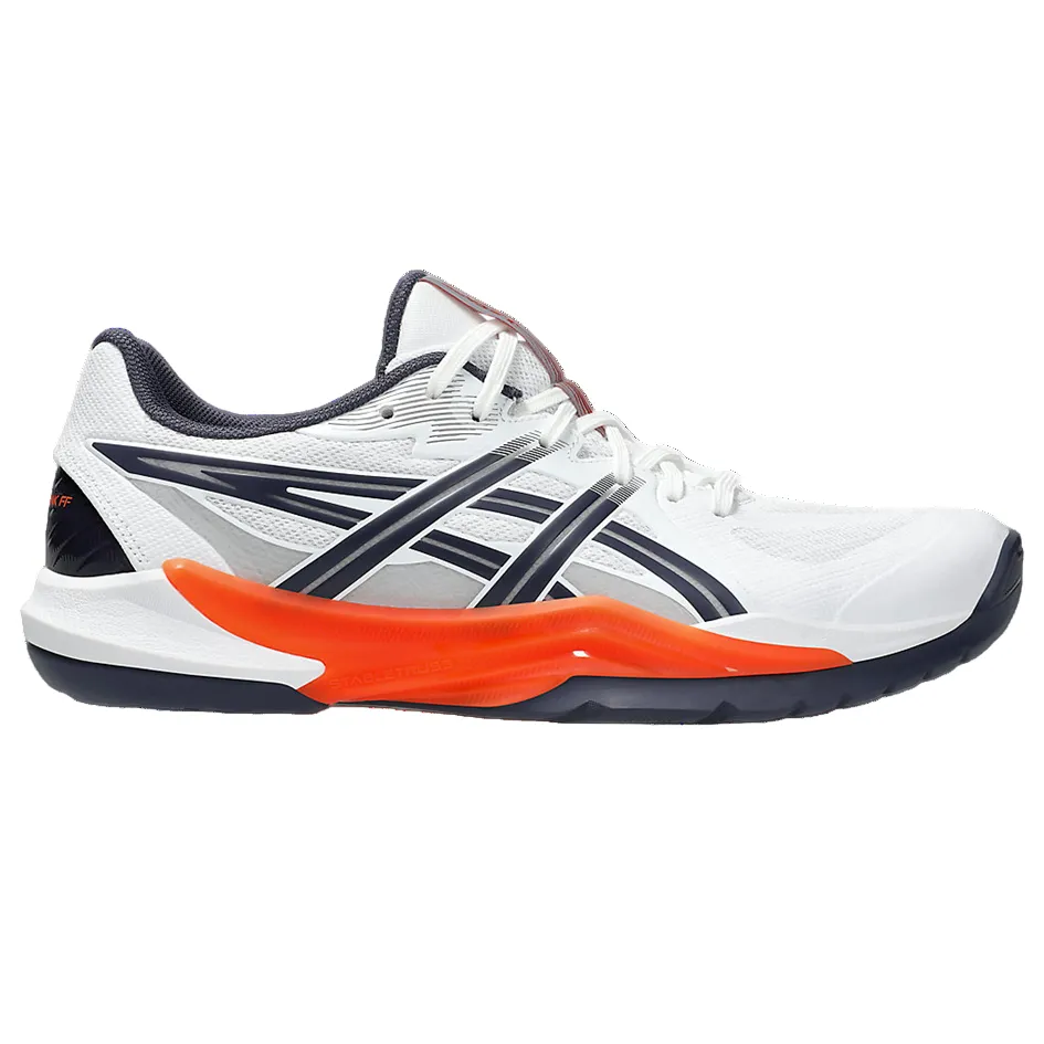 Asics Wrestling Shoes Eastbay Asics Powerbreak FF White & Nova Orange Men's Indoor Court Shoes
