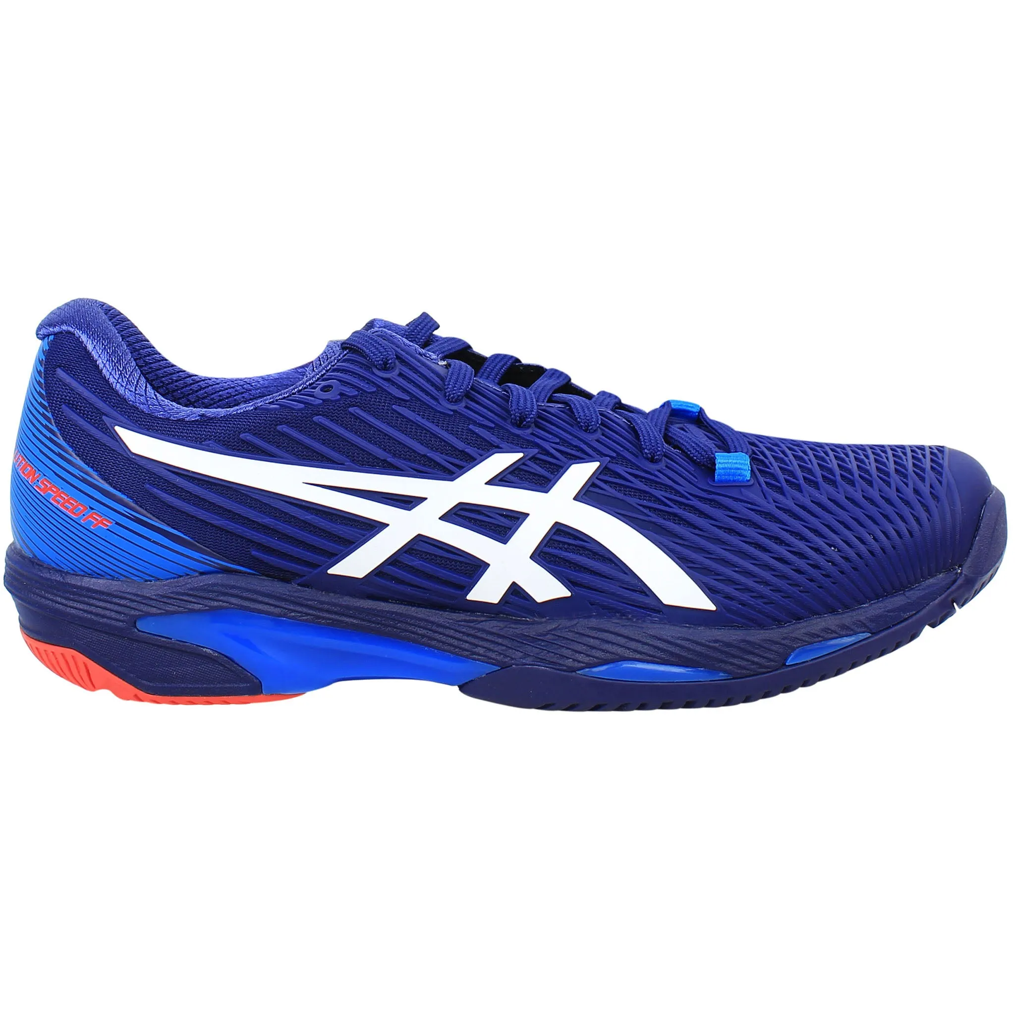 Asics Solution Speed FF 2 Mens Blue Tennis Shoes Top Asics Trail Running Shoes