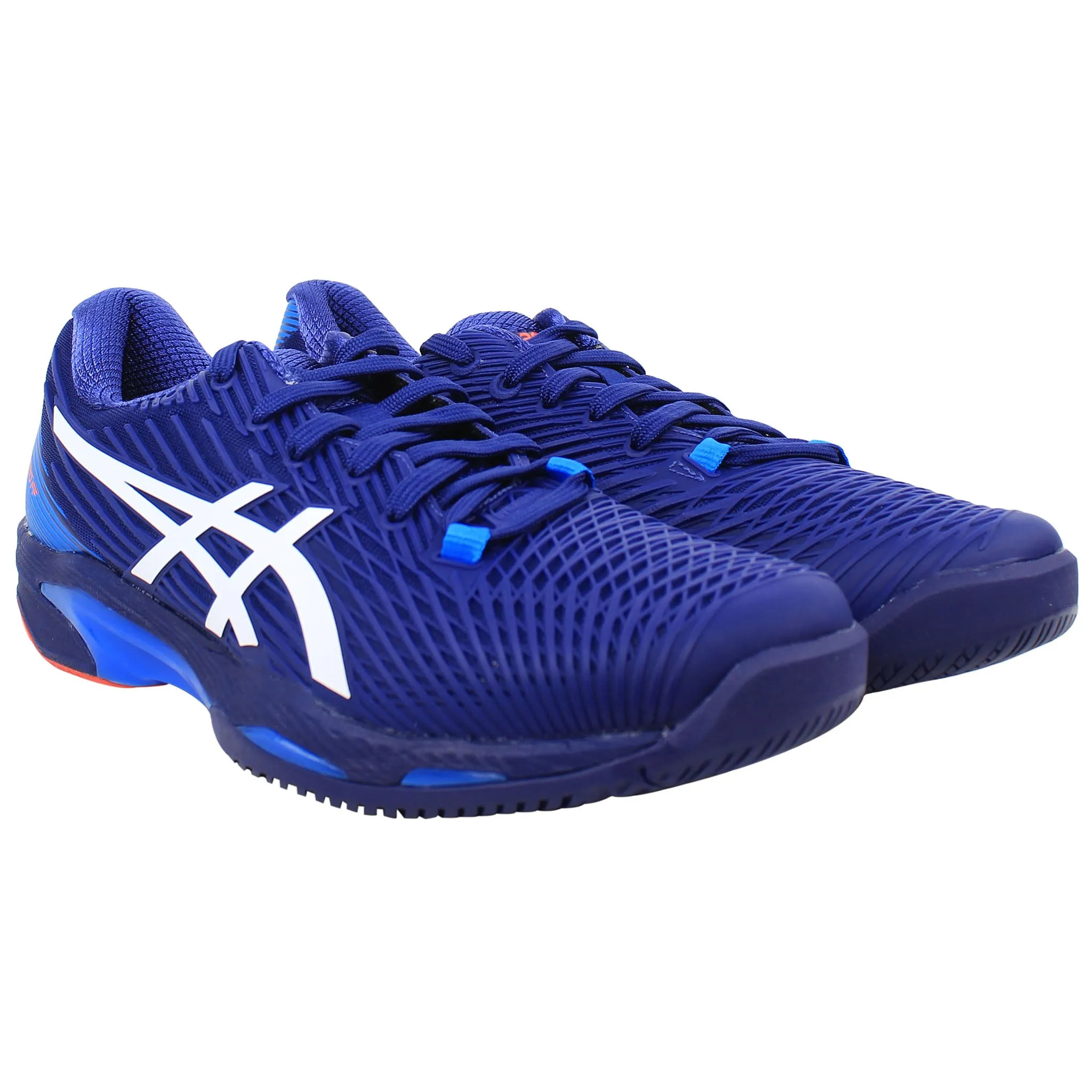 Asics Solution Speed FF 2 Mens Blue Tennis Shoes Asics Shoes Online Sale