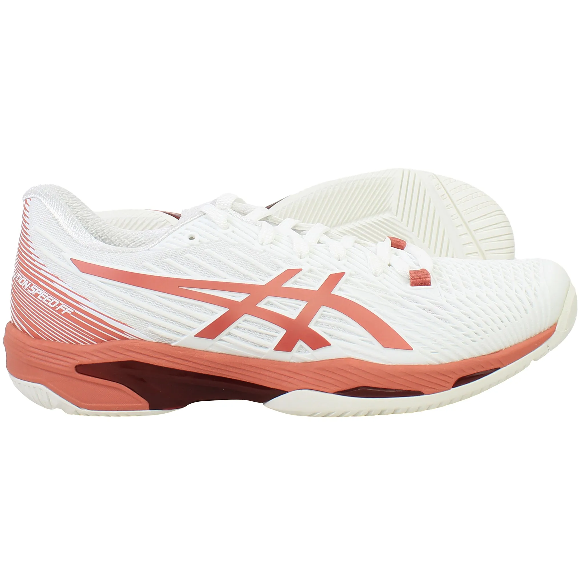 Asics Solution Speed FF 2 Womens White Tennis Shoes Asics Gel-dedicate 7 Tennis Shoes
