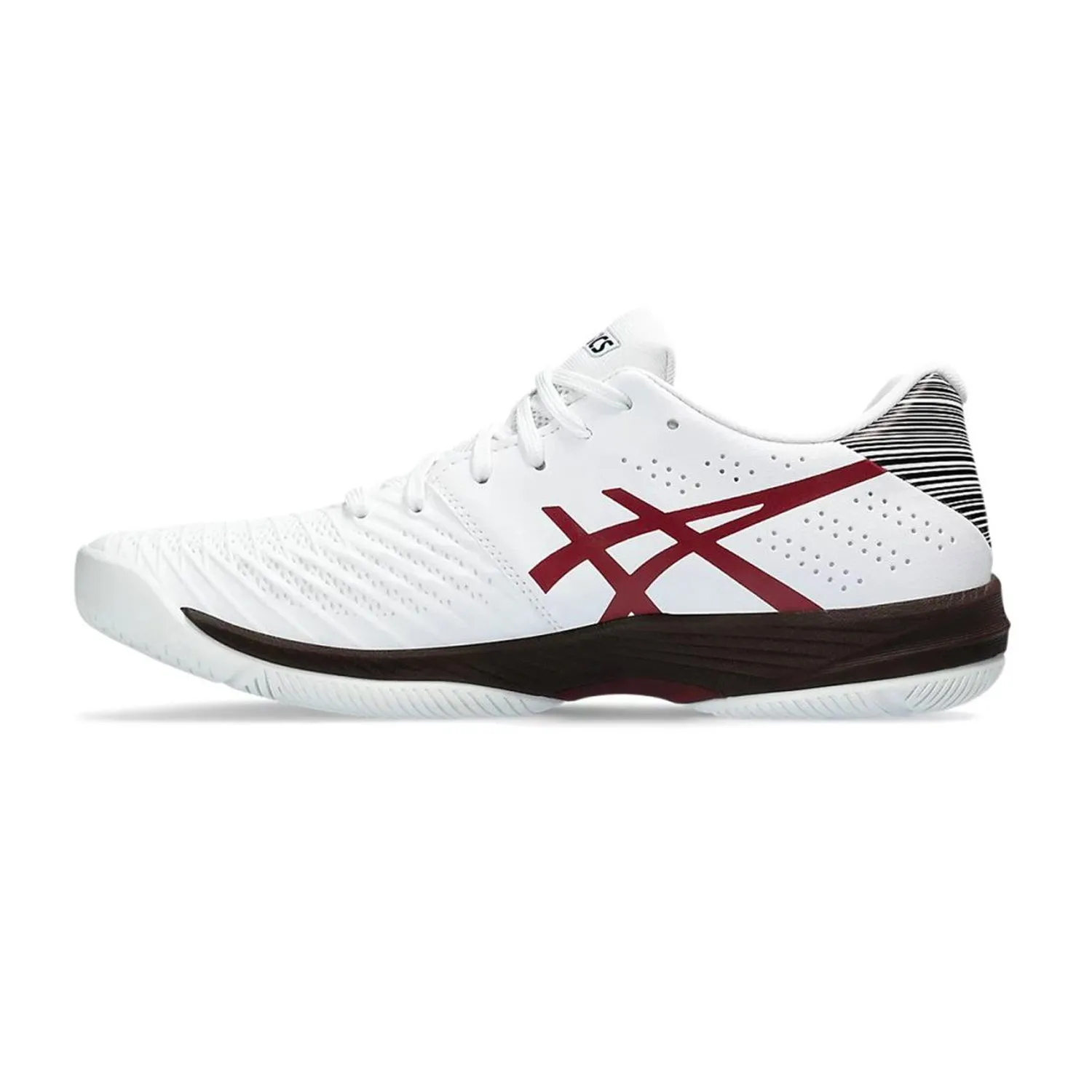 Asics Solution Swift FF Tennis Shoes (White/Antique Red) Asics Gel Rocket 9 Court Shoe