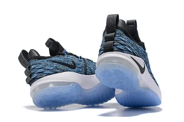 Nike Lebron XV 15 Low EP White Blue Black Men Shoes Sale Size US7,8,8.5,9,10,11,12 Asics Style Shoes