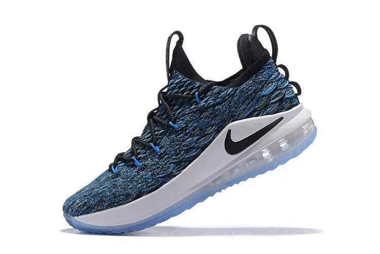 Asics Gel-citrek Running Shoes Nike Lebron XV 15 Low EP White Blue Black Men Shoes Sale Size US7,8,8.5,9,10,11,12