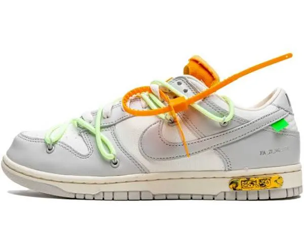 NIKE X OFF WHITE DUNK LOW LOT 43 Asics Flower Shoes