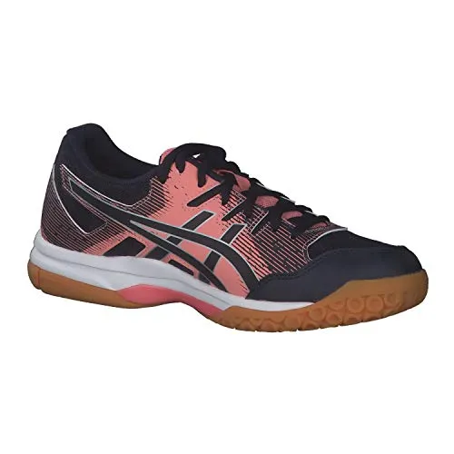 ASICS Women's Gel-Rocket 9 Guava/Midnight Indoor Court Shoes-8 UK (42 EU) (10 US) (1072A034) High Top Asics Volleyball Shoes
