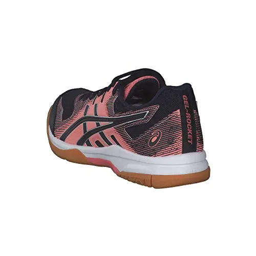 ASICS Women's Gel-Rocket 9 Guava/Midnight Indoor Court Shoes-8 UK (42 EU) (10 US) (1072A034) Asics Gel Kayano Walking Shoes