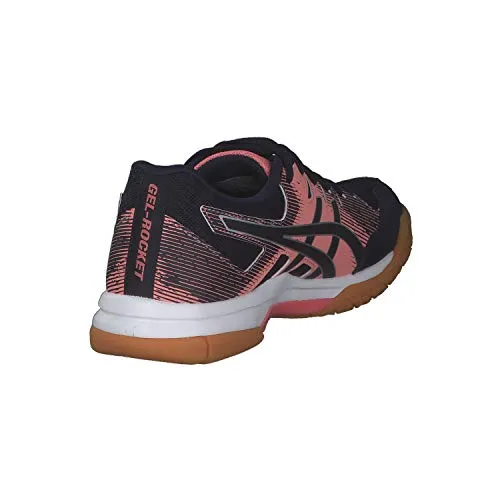 Asics New Volleyball Shoes ASICS Women's Gel-Rocket 9 Guava/Midnight Indoor Court Shoes-8 UK (42 EU) (10 US) (1072A034)