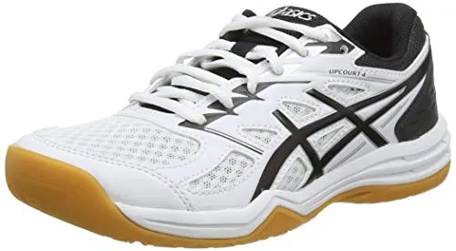ASICS Women's Upcourt 4 White/Black Indoor Court Shoes-7 UK (40.5 EU) (9 US) (1072A055) Asics Gel Nimbus 14 Running Shoe