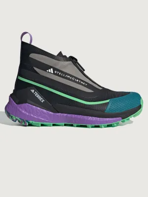 Adidas Break Start Shoes aSMCxTERREX FREE HIKER RAINRDY - core black/semi flash green/deep lilac