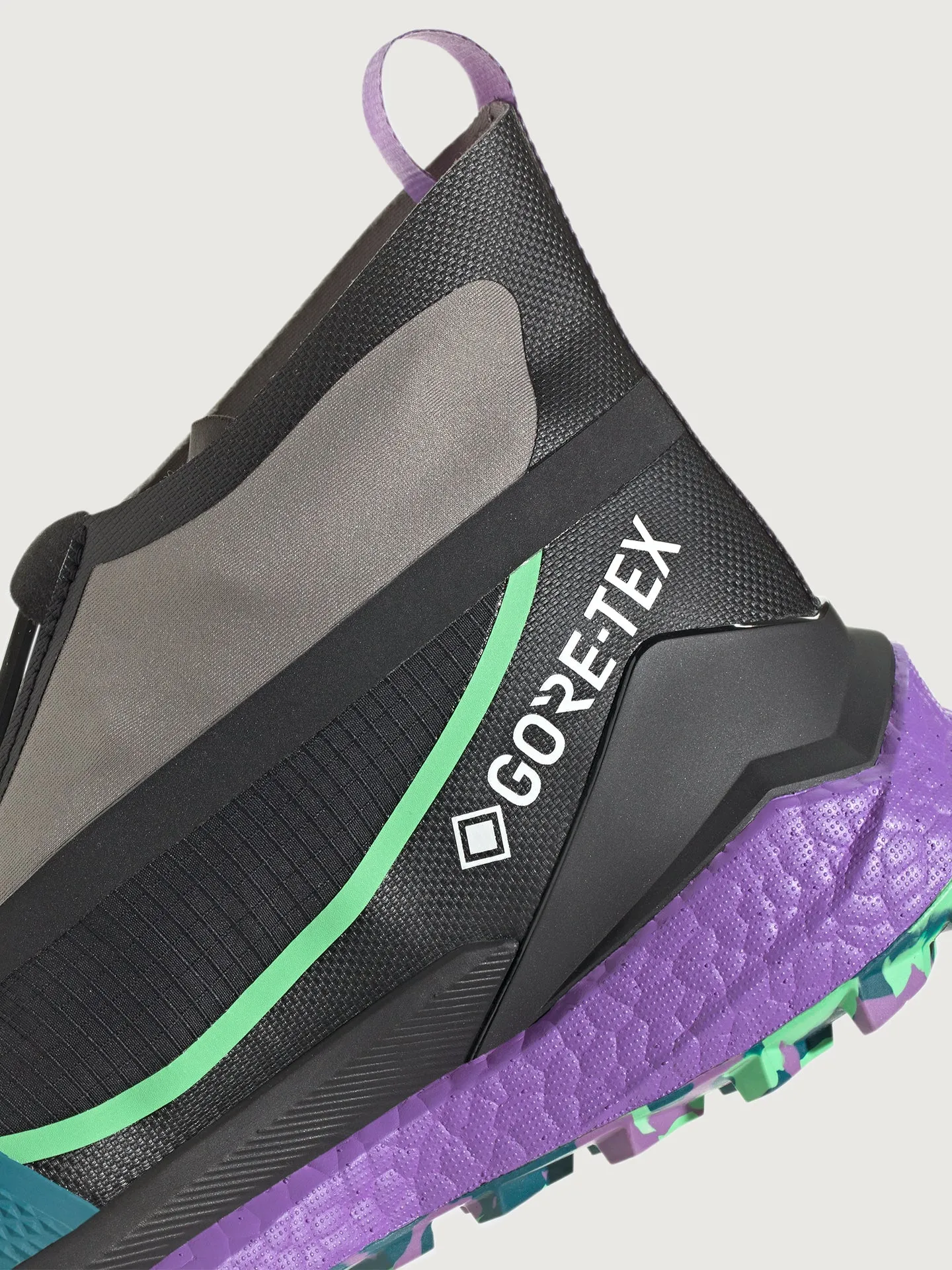 aSMCxTERREX FREE HIKER RAINRDY - core black/semi flash green/deep lilac Adidas Shoes Online Sale