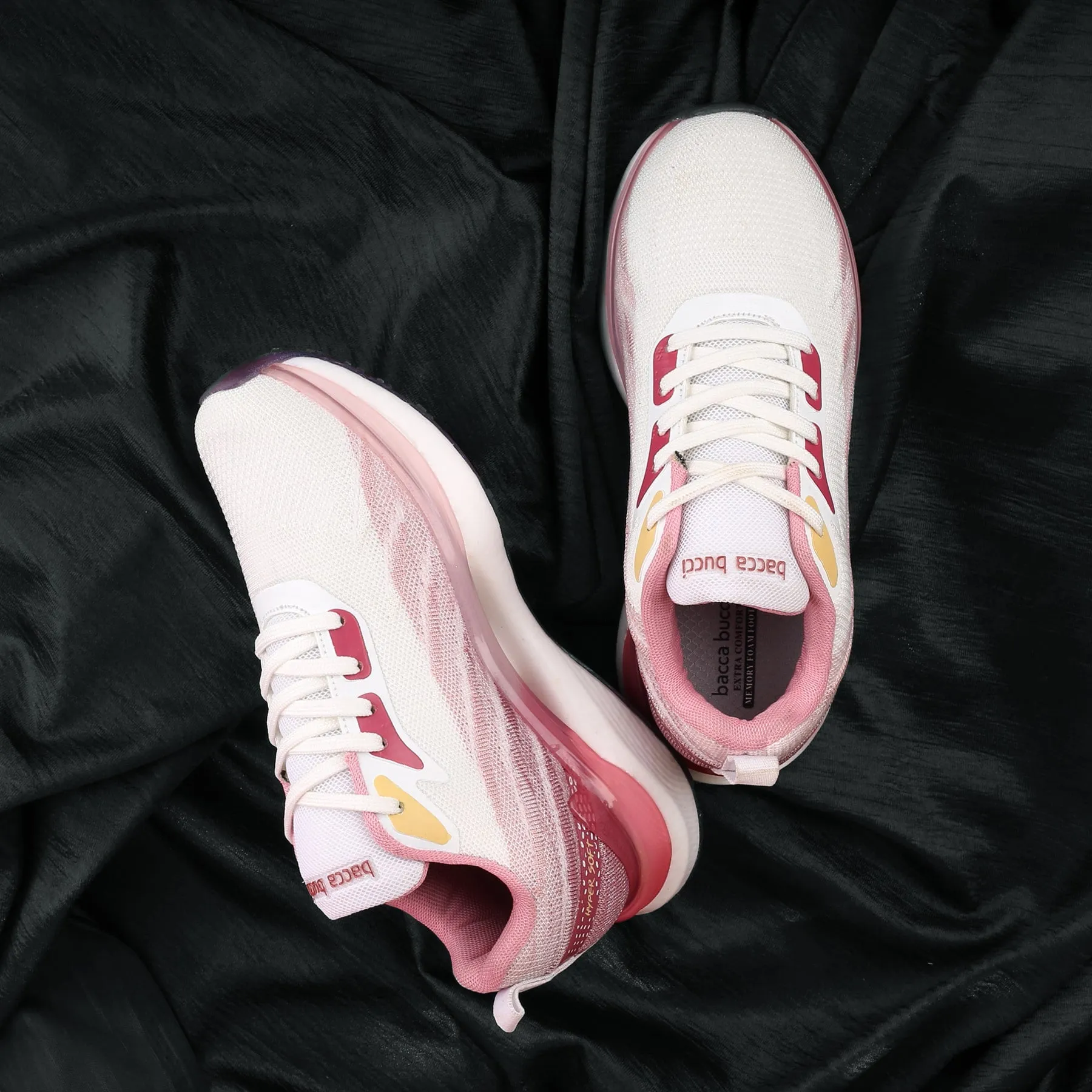 Sneakers Pub Bacca Bucci HYPERSOFT SERIES for WOMEN with Ultra-Rebounce Outsole & Iconic Breathable Engineered Knit Upper