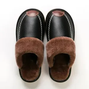 Toddler Robe And Slippers Set BACKWOODS | Men's Warm Leather Slippers
