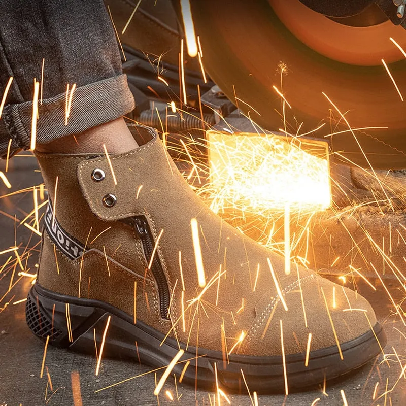 2022 New Work &amp; Safety Boots Men Steel Toe Shoes Men Safety Shoes Indestructible Puncture-Proof Work Sneakers Work Shoes Boots Work Boots Sears